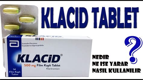 Klacid 500 mg Nedir Ne İçin Kullanılır?